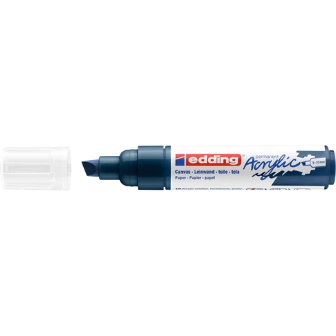 Akril marker 5-10mm, Edding 5000 éjkék