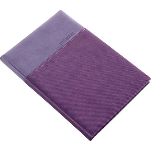 Határidőnapló Lux B/5, heti fehér lapokkal lila Realsystem 2026.