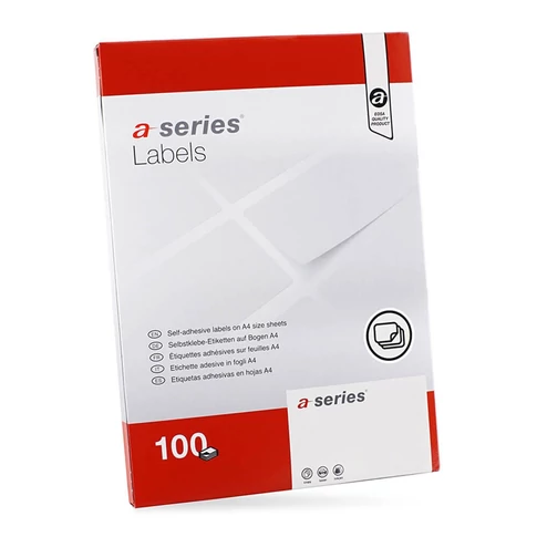A-Series öntapadó etikett 105x148 mm 4 címke/lap 400 címke/csomag lézer és tintasugaras nyomtatóhoz