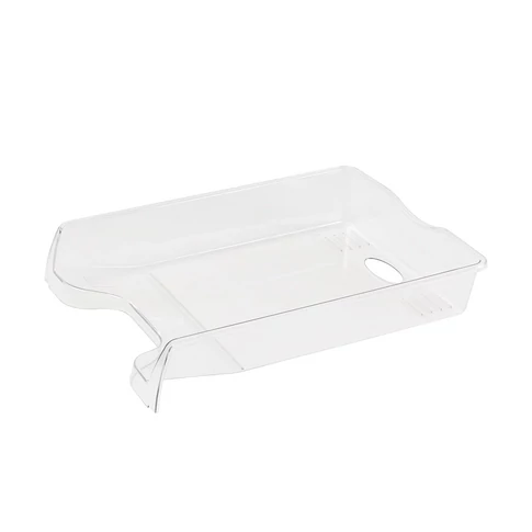 Bluering® víztiszta műanyag irattálca, 355×255×60 mm, A4-es dokumentumokhoz, irodai rendszerezéshez