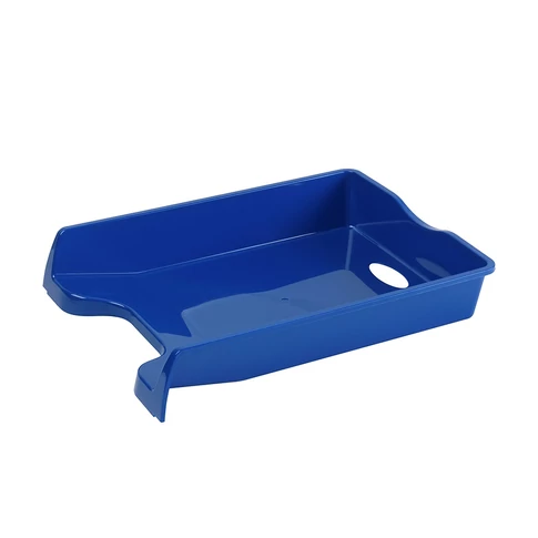 Bluering® műanyag irattálca, 355×255×60 mm, kék színben