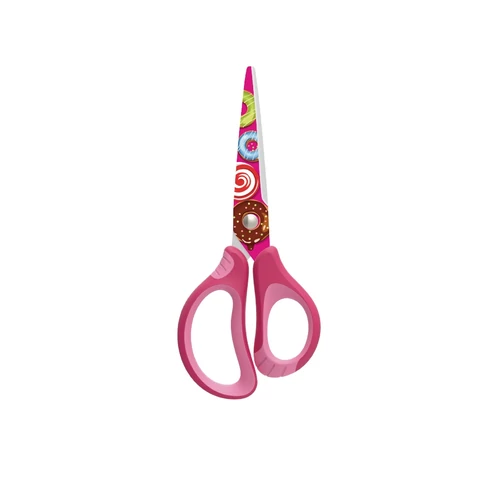 Olló 15 cm hegyes fejű 24 db/display Keyroad Tattoo vegyes színek