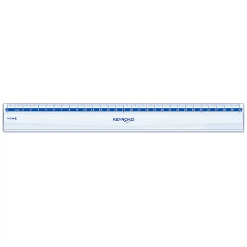 Vonalzó 30 cm, klasszikus Keyroad
