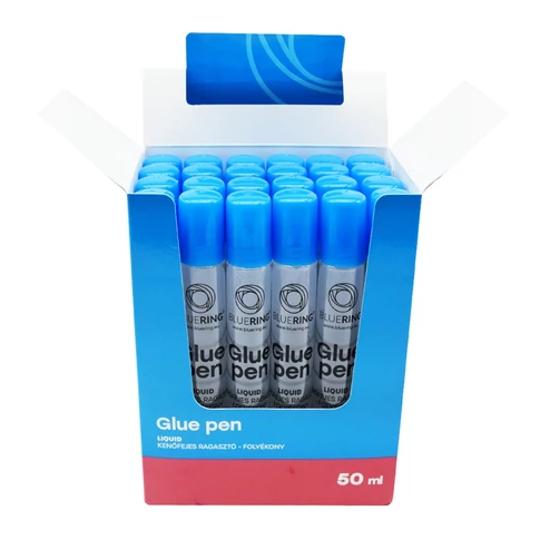 Ragasztó kenőfejes 50ml, Bluering® - papírhoz és kartonhoz
