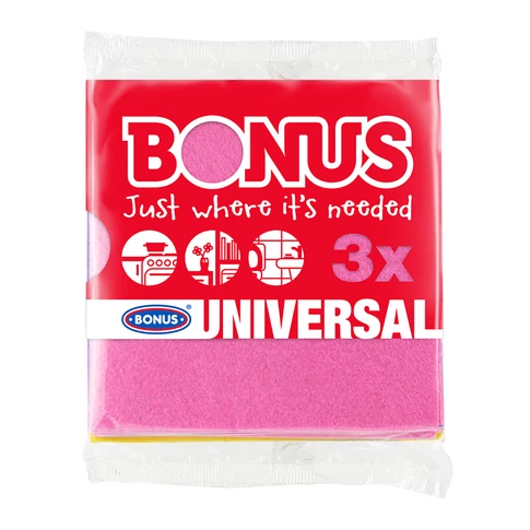 Törlőkendő 3 db-os csomag – Bonus univerzális kendő por- és koszeltávolításhoz