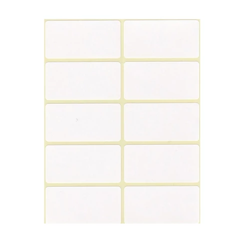 Etikett címke, 25x50mm, 6 lap, 10 címke/lap