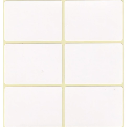 Etikett címke, 35x50mm, 10 lap, 6 címke/lap
