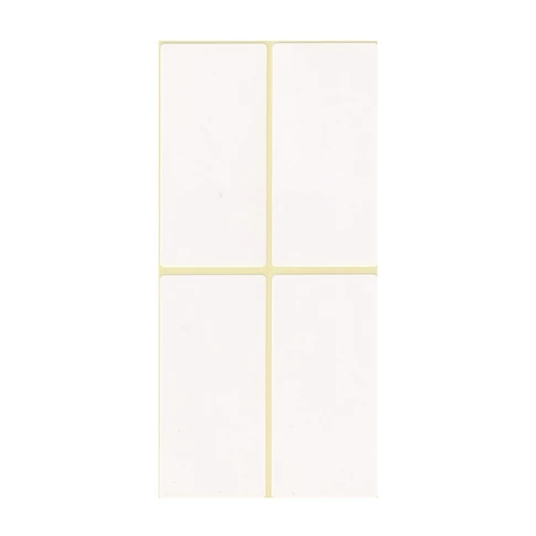 Etikett címke, 40x80mm, 15 lap, 4 címke/lap