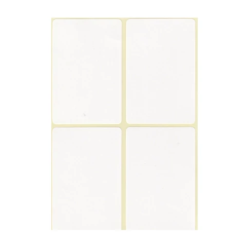 Etikett címke, 45x70mm, 15 lap, 4 címke/lap