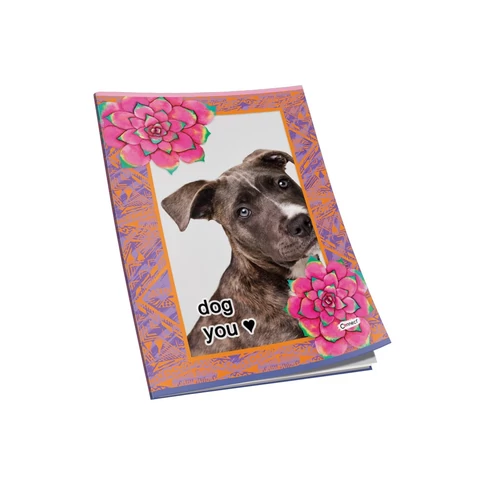 Füzet glitteres CONNECT A/4, 40 lap, 80gr papír, kockás