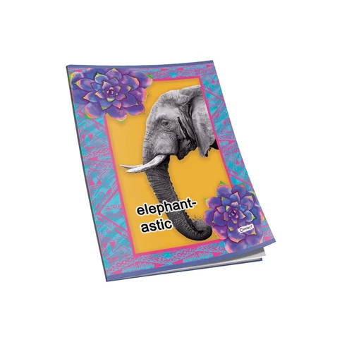 Füzet glitteres CONNECT A/5, 40 lap, 80gr papír, kockás