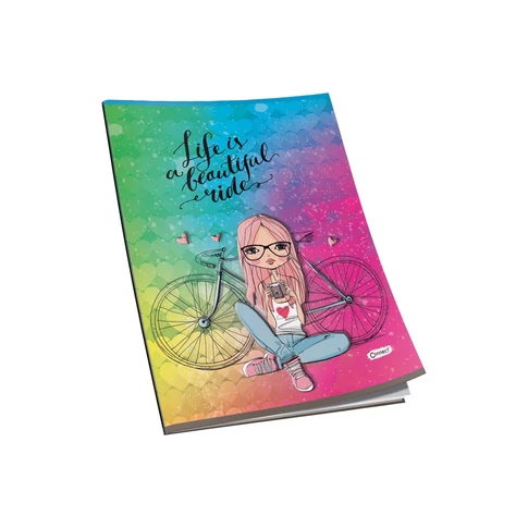 Füzet glitteres CONNECT A/5, 40 lap, 80gr papír, kockás