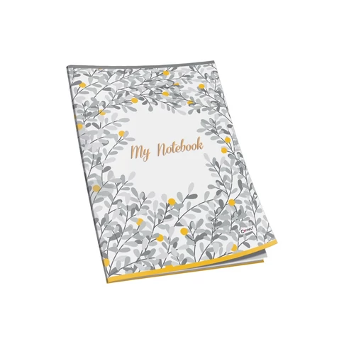 Füzet glitteres CONNECT A/5, 40 lap, 80gr papír, kockás