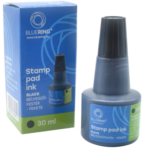 Bluering fekete bélyegzőfesték utántöltéshez