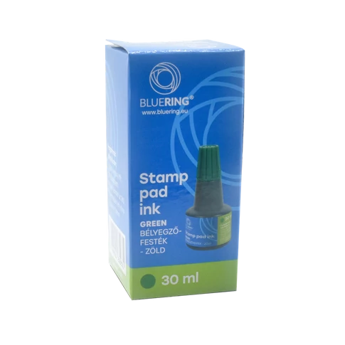 Bélyegzőfesték 30ml, Bluering® Flower zöld