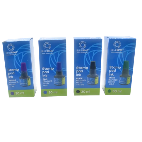 Bélyegzőfesték 30ml, Bluering® Flower zöld