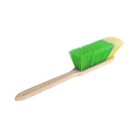 Autómosó kefe hosszú nyéllel fa test műszál