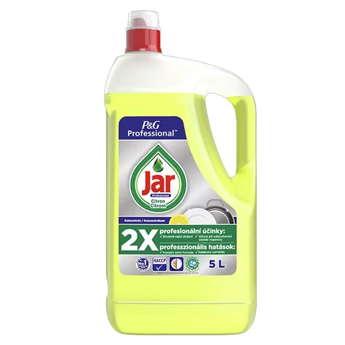 Nagykonyhai használatra alkalmas Jar Professional citromos mosogatószer 5L