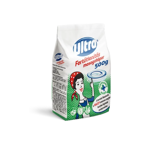 Mosogatópor fertőtlenítő hatással 500 g Ultra