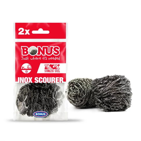 Fém dörzsi spriál 2 db/csomag Bonus Inox_B088 fémsúroló