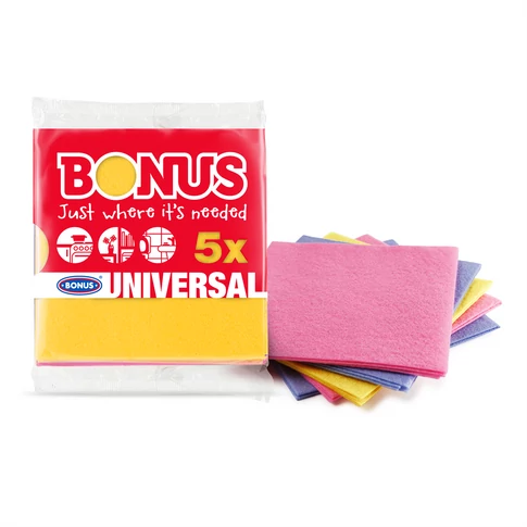 Törlőkendő általános 5 db/csomag Bonus_B170