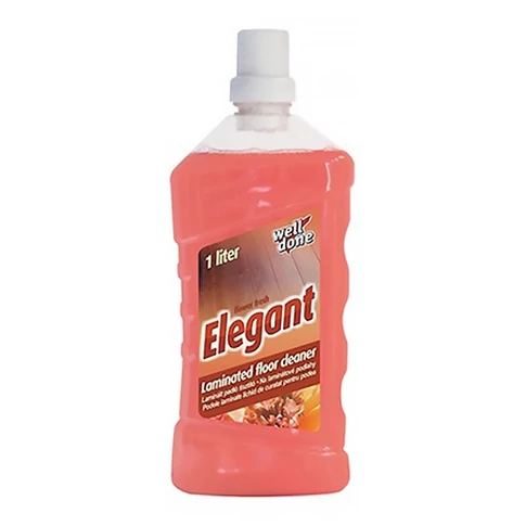 Padlótisztítószer laminált padlóhoz és PVC-hez 1 liter Well Done Elegant