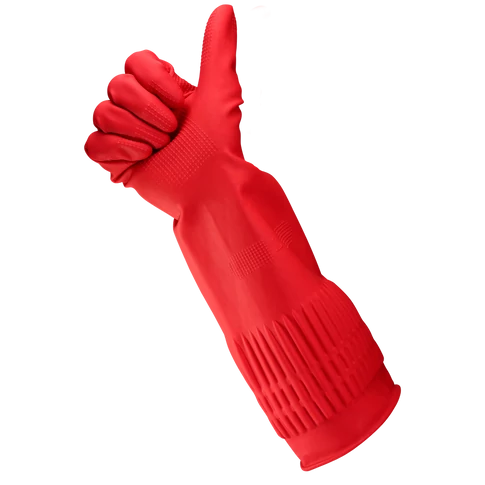 Gumikesztyű extra hosszú 38 cm-es hossz L HoReCa Bonus+ B067