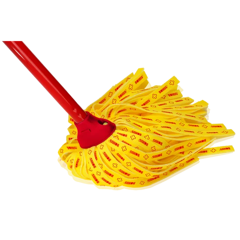 Sárga színű mop felmosófej Bonus SupraMOP (B223) – durvább, érdesebb felületek felmosására fejlesztve