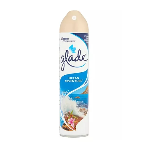 Glade® Ocean Adventure légfrissítő aeroszol (300 ml) – aeroszolos illatosító spray flakon, otthonra/irodába, gyors levegőfrissítéshez