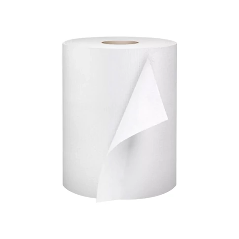 Millena kéztörlő tekercs, 2 rétegű, fehérített, 19 cm átmérő, 6 tekercs / karton