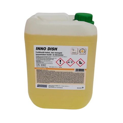 Mosogatószer 5 liter kézi fertőtlenítő hatással Inno-Dish
