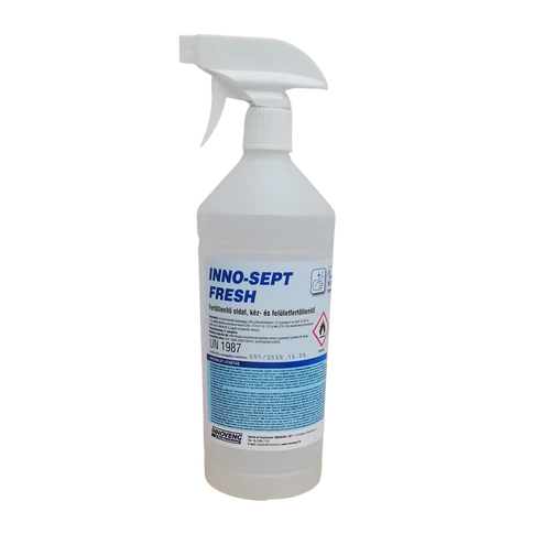 Kéz- és felületfertőtlenítő oldat szórófejes 1 liter Inno-Sept Fresh