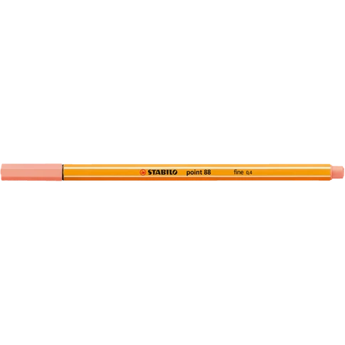 Rostirón, tűfilc 0,4mm, STABILO Point 88 barack