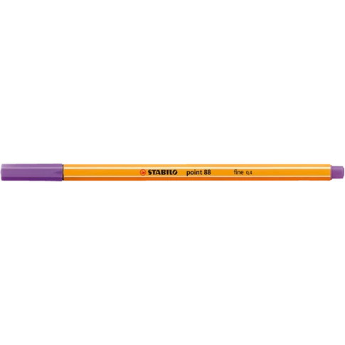 Tanuláshoz, címek és kulcsszavak kiemeléséhez – sötétlila STABILO Point 88 0,4 mm