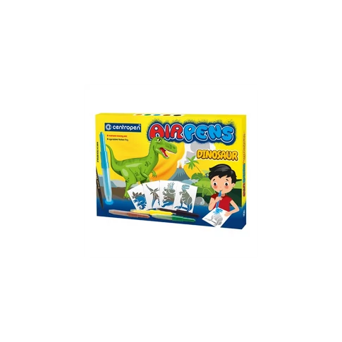 Filctoll fújós készlet Centropen AIRPENS 1500 Dinoszaurusz 5+1 klf. szín