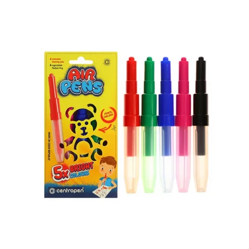 Centropen Airpens 1500 fújós filctoll készlet gyerekeknek 5 élénk szín