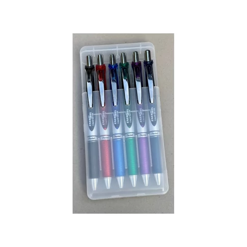 Pentel BL77 tollkészlet asztali műanyag írószertartóban 6 különböző színnel