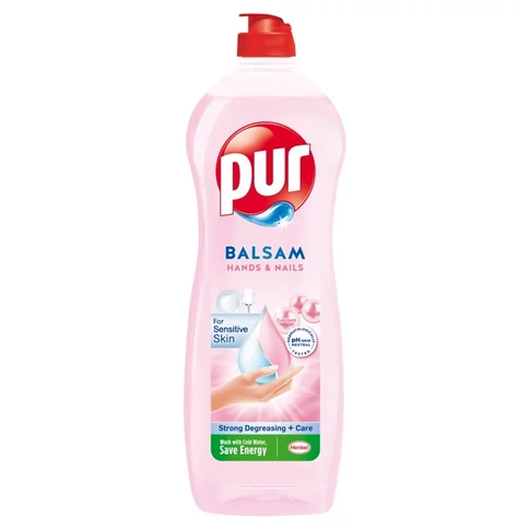 Pur Care Balsam Hands & Nails mosogatószer 750 ml – kézkímélő edénymosogató, hatékony zsíroldás
