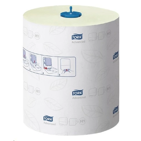 Kéztörlő 2 rétegű tekercses átmérő: 19 cm 150 m/600 lap/tekercs 6 tekercs/karton Advanced Matic® H1 TORK_120076 zöld 