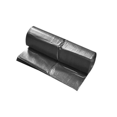 Fekete, erősített 160 literes szemeteszsák, 80×120 cm, 10 db/tekercs