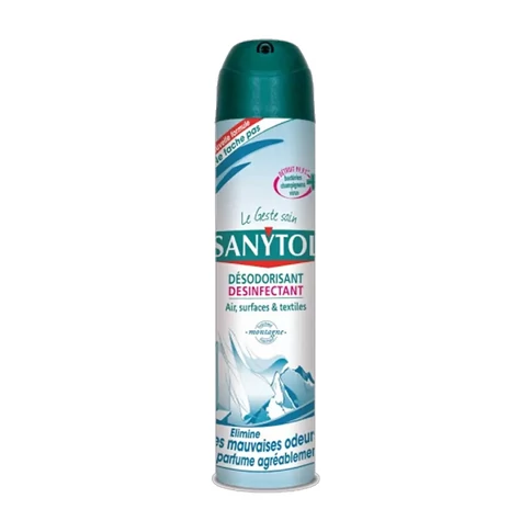 Fertőtlenítő légfrissítő 300 ml aerosol Sanytol Hegyi levegő