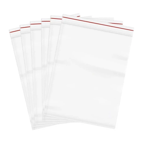 Bluering® simítózáras tasak 7×10 cm – 100 db/csomag – zárható műanyag tasak apró tárgyak tárolására