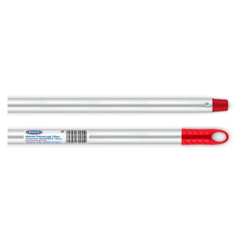 Felmosónyél / partvis nyél fém/alukróm 130 cm menetes véggel Bonus_B559