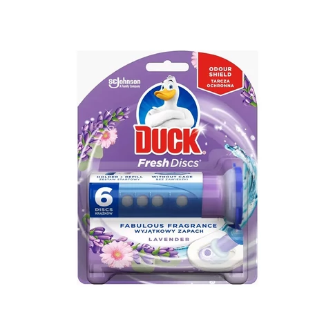Duck Fresh Discs zselés WC öblítő korong 36 ml levendula illattal