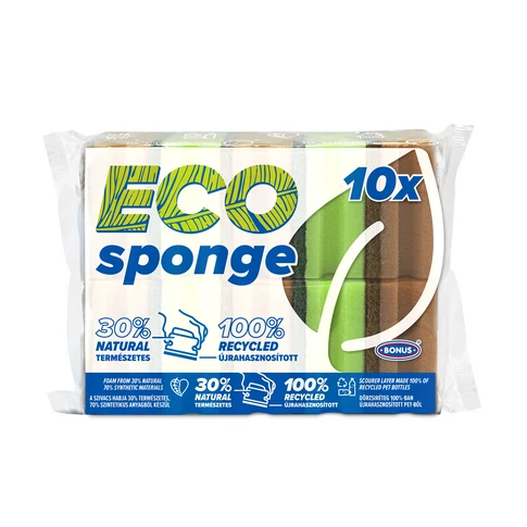 Mosogatószivacs 10 db/csomag formázott Bonus B323