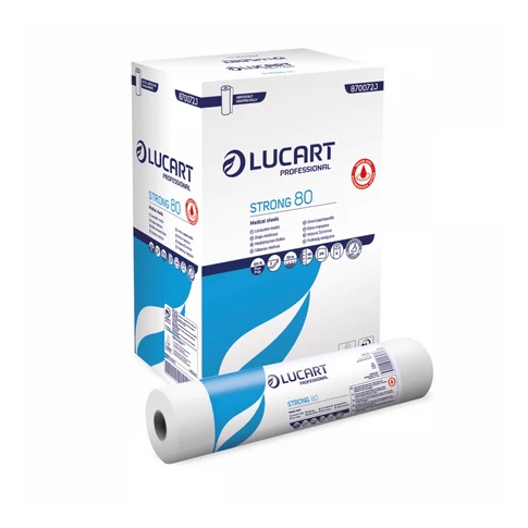 Lucart Strong 2 rétegű orvosi papírlepedő, 80 m, 59×37 cm, 6 tekercses karton