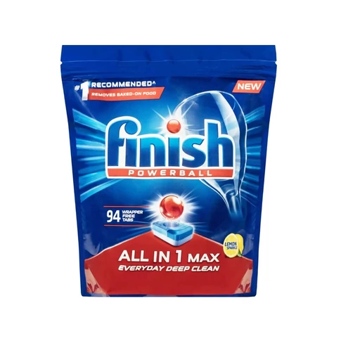 Finish All-in-1 Max Lemon mosogatógép tabletta, 80 darabos doboz, citrom illattal, erős tisztítóhatással