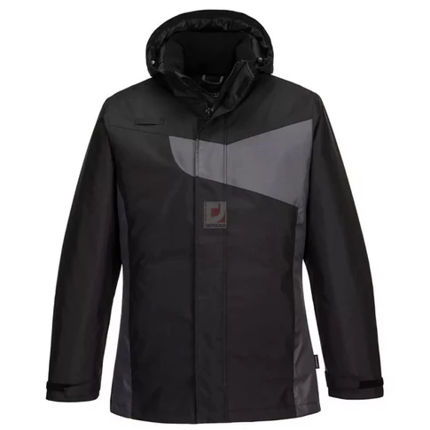 Télikabát M-es Portwest_PW260 fekete/szürke