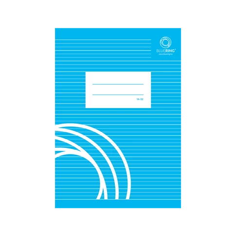 Füzet iskolai A5, 32lap, vonalas 14-32 1.osztályos Bluering®