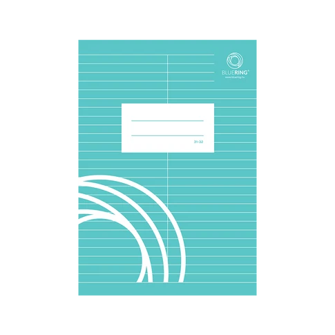 Bluering® A5 méretű füzet, 32 lapos, „Szótár 31-32” jelöléssel – iskolai vagy irodai használatra, praktikus méretben és tartós kivitelben